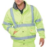 Hivis Fleece Lnd Bomber Jac Sylw 3Xl