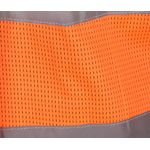 Executive Mesh Waistcoat Orange Xs