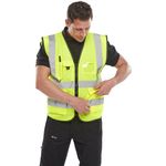 Exec Hi Vis Waistcoat Orange 6Xl