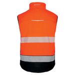Deltic Hi Vis Gilet Org/Black 2Xl