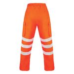 Deltic Hi Vis Overtrouser Orange Xl