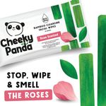 Cheeky Panda Face Wipes X25 Rose Pk6