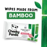 Cheeky Panda Face Wipes X25 Rose Pk6