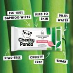 Cheeky Panda Face Wipes X25 Rose Pk6