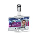 Durable Id Hldr 1 Card Gry Pk10