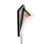 Durable Ssteel Floor Stand A4 Grey