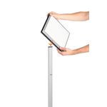 Durable Ssteel Floor Stand A4 Grey