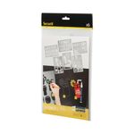 Securit Chalk Mkr Stencil Set Pk6