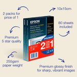 Epson Prem Glsy Ph Ppr 241 100X150Mm