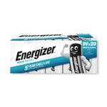 Energizer Max Plus 9V Battery Pk20