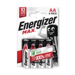 Energizer Max Aa Battery Pk4