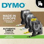 Dymo D1 Labelmaker Tape 19Mm Blk/Red