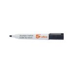 Drywipe Marker Bullet Tip Blk Pk12