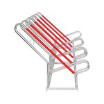 City Hybrid Bicycle Rack 6 Cycle Cap