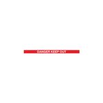 Barrier Blk Danger Red/Wht 4.6M