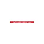 Barrier Ylw Aaccess Red/Wht Belt 4.6