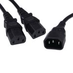 5Star Power Cable C14 To 2X C13 Powe
