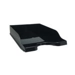 5 Star Self Stacking Letter Tray Blk