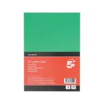 5 Star A4 Green Card X10 Cards Pk12