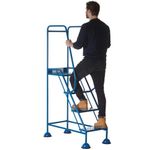Uk Domed Feet Pchd 4 Tread Step Blue