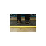 Bub Mat Mid 0.6X0.9M Blk/Ylw Nitrile
