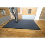 Entrance Door Mat 0.6X0.9M Blk/Blue