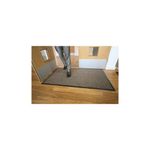 Entrance Door Mat 0.9X1M Black/Brown