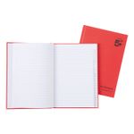Notebook Ruled Indexed A5 Red Pk5