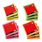 Re-Move Notes 76X76 Ast Neon Pk12
