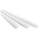 Gbc 6Mm A4 Bind Wires Silver Pk100