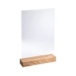 Portrait Stand Up Sign Holder A4