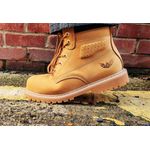 Tuffking Alder Safety Boot Tan Sz12