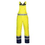 Utting Sns Wpf Bib/Brace Ylw/Nvy L