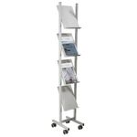 Helit Mob A4 4Tier Lit Display Stand