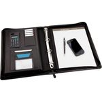 Monolith Meeting Folder Zip A4 Blk
