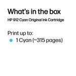Hp 912 Ink Cartridge Cyan