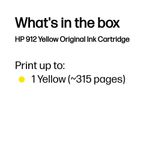Hp 912 Ink Cartridge Yellow