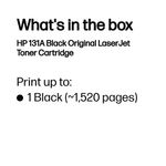 Hp 131A Laserjet Toner Black Cf210A