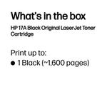 Hp 17A Laser Toner Black Cf217A