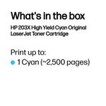 Hp 203X Cyan Laser Cartridge