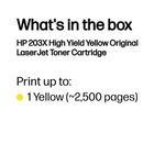 Hp 203X Yellow Laser Cartridge