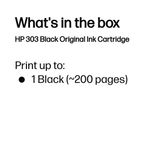 Hp 303 Black Ink Cartridge