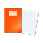 Oxford Exr Book 5Mm Sq Orange Pk50