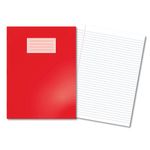 Oxford Exr Bk 8Mm Lined A4+ Red Pk50
