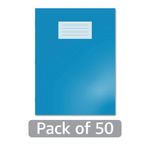 Oxford Exr Bk 7Mm Sq L/Blu A4+ Pk50