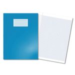 Oxford Exr Bk 7Mm Sq L/Blu A4+ Pk50