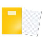 Oxford Exr Bk 10Mm Sq Ylw A4+ Pk50