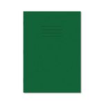 Exr Book 8Mm Lined 80P A4 D/Grn Pk50