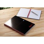 Black N Red Recy Hb Wire Ntbk A5 Pk5