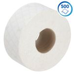 Jumbo Toilet Roll X500 Wht Pk12
